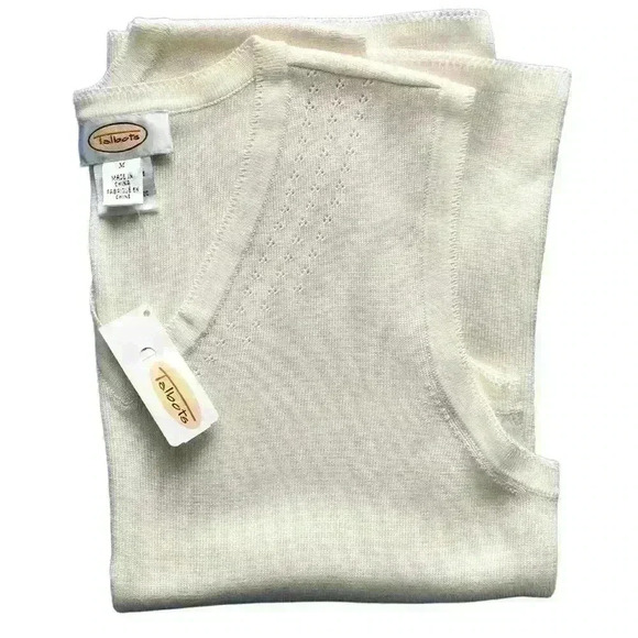 TALBOTS BEIGE VINTAGE TANK TOP - Picture 4 of 4